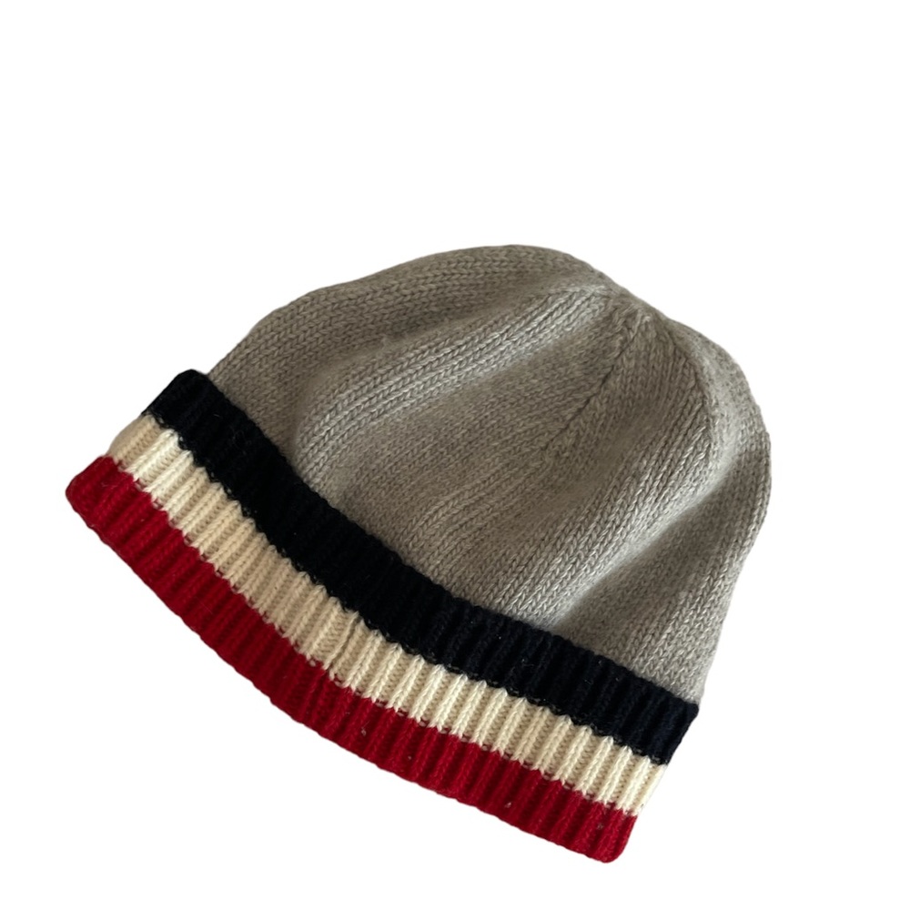 Moncler kids virgin-wool logo-patch hat - Picture 5 of 6